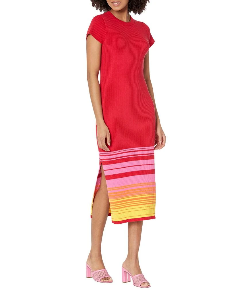 Monrow Sunset Cap Sleeve Midi Dress 1