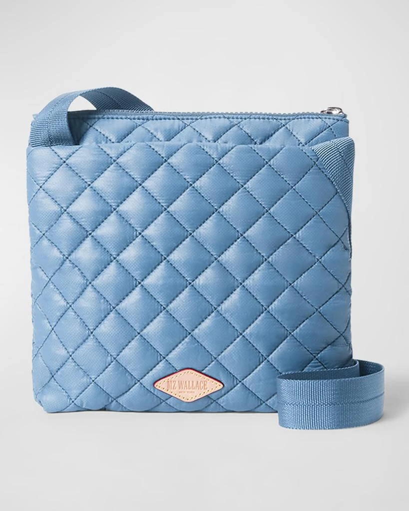 MZ Wallace Metro Flat Quilted Nylon Crossbody Bag 4