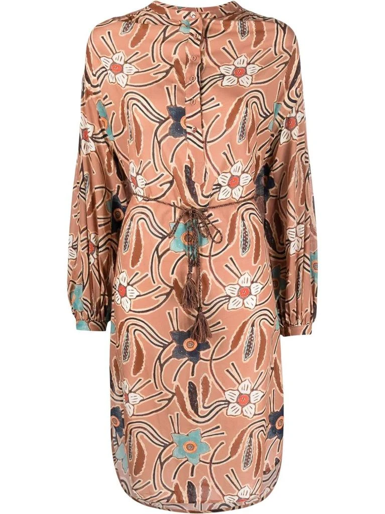 Ulla Johnson Agadir balloon-sleeves belted dress - women 1