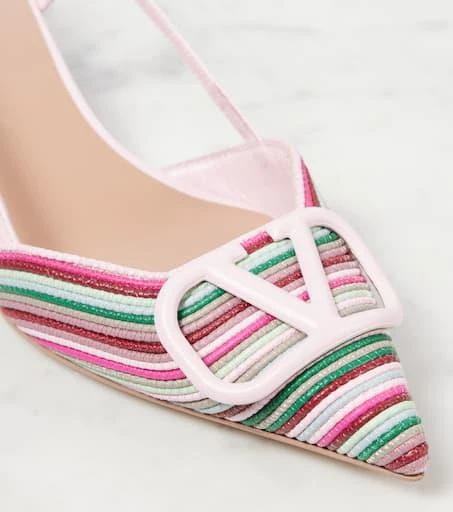 Valentino VLogo Signature slingback pumps 6