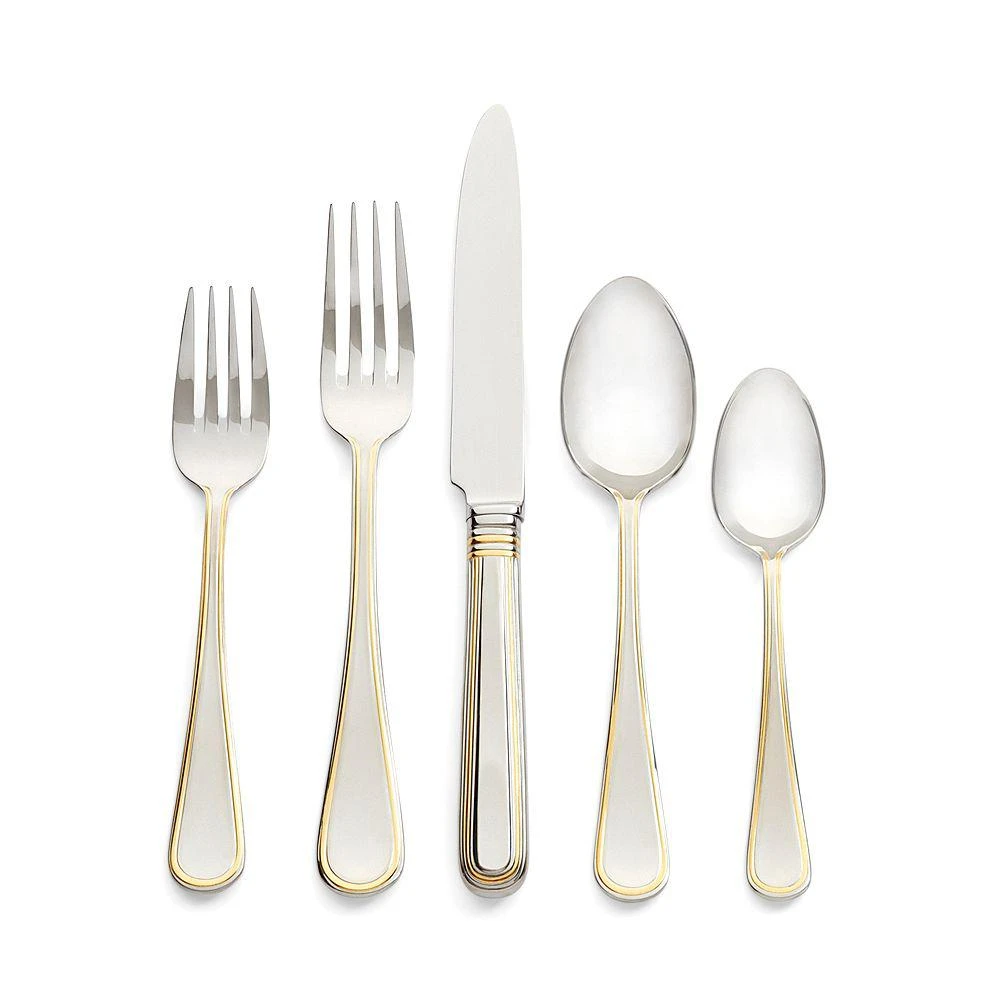 Ricci Argentieri Ascot Goldplate 5-Piece Place Setting 1