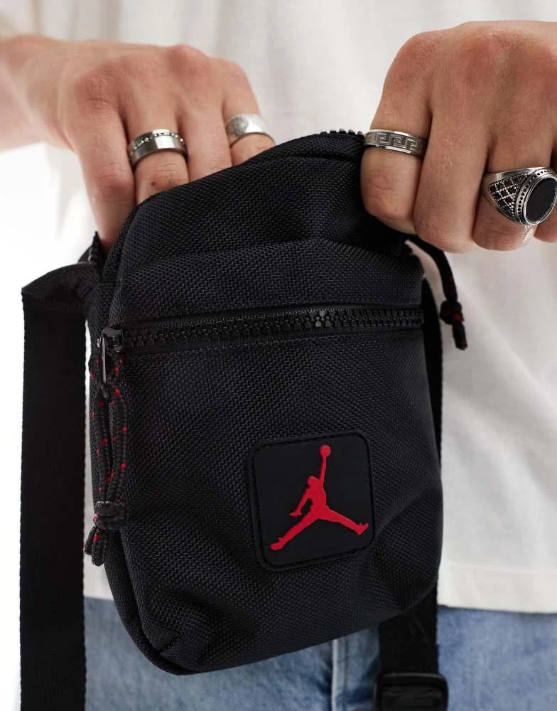 Jordan Jordan logo crossbody bag in black 3