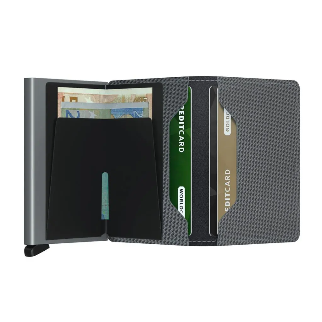 SECRID Sca-cool grey slim wallet - carbon cool grey 3