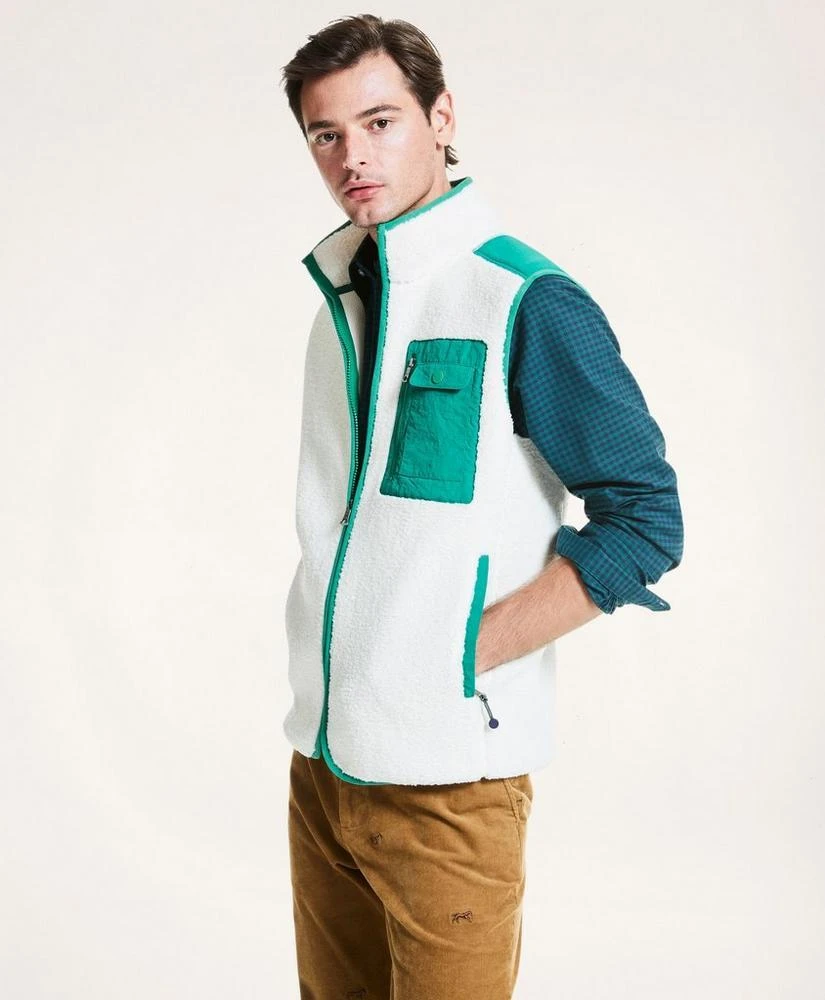 Brooks Brothers Teddy Fleece Vest 1