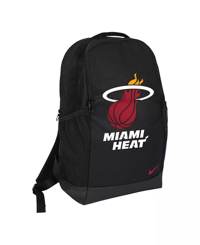 NIKE Black Miami Heat Brasilia Backpack