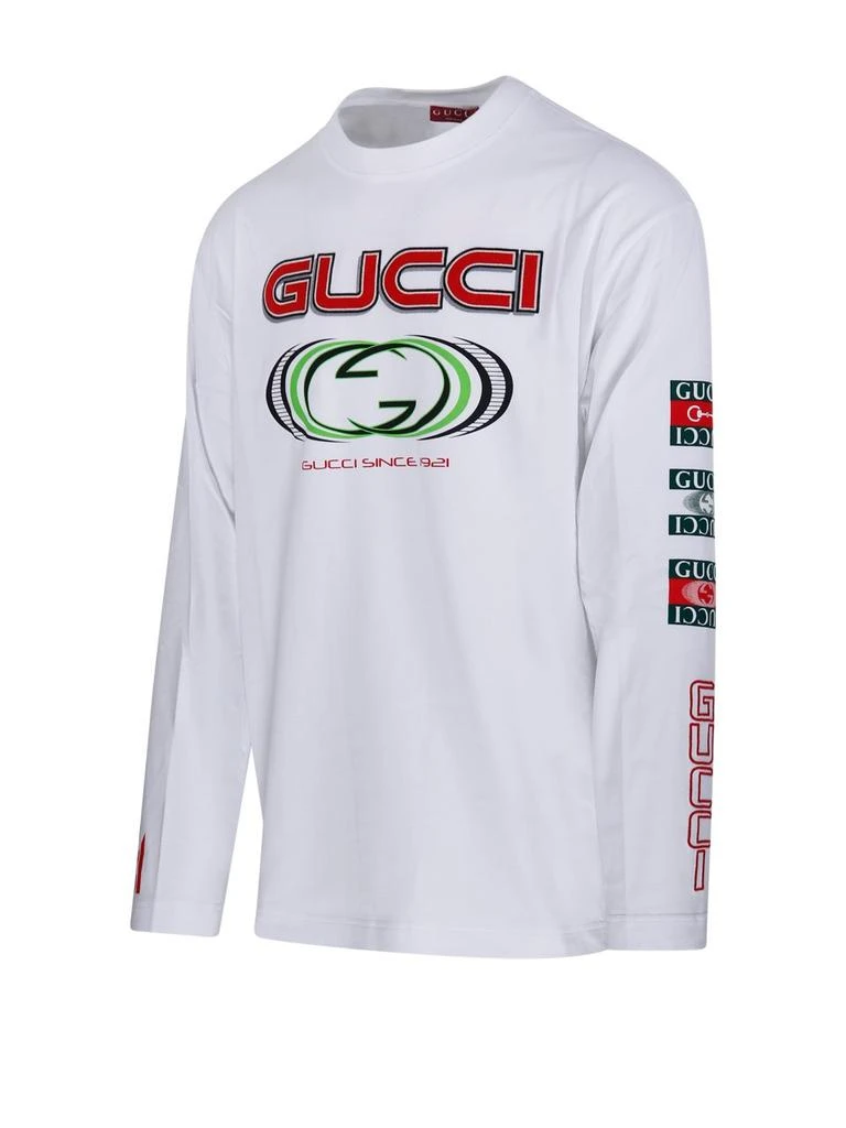Gucci Gucci Logo Printed Crewneck T-Shirt 3