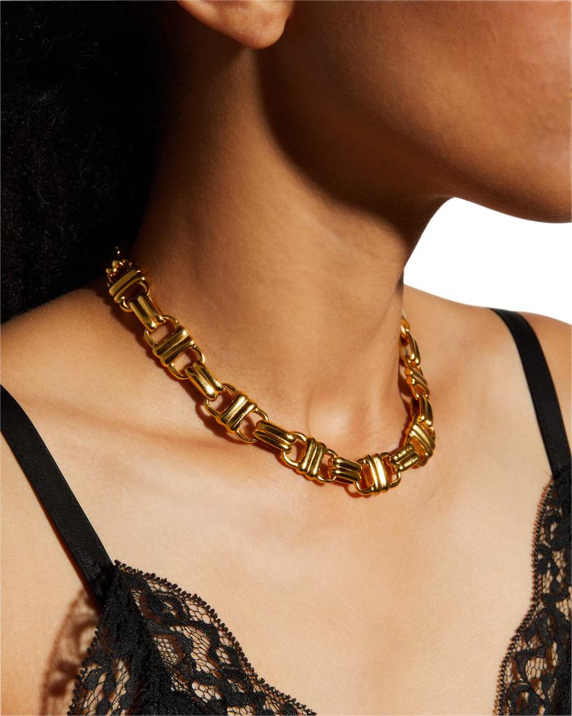 BEN-AMUN Gold Chain Toggle Necklace, 16.5"L