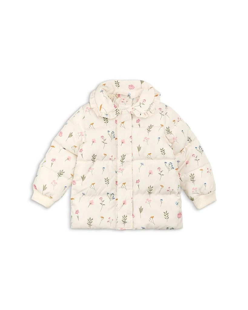 Miles The Label Girls
 Pressed Florals Printed Puffer Jacket - Little Kid 1