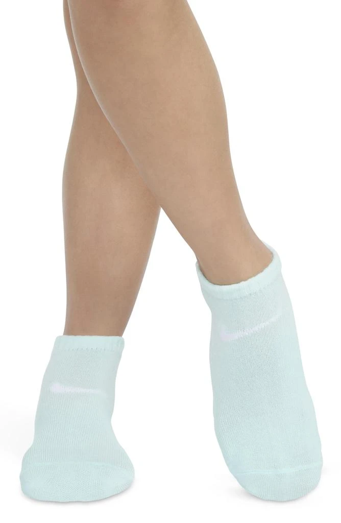 NIKE Kids
 Metallic Swoosh Cushioned Ankle Socks 8