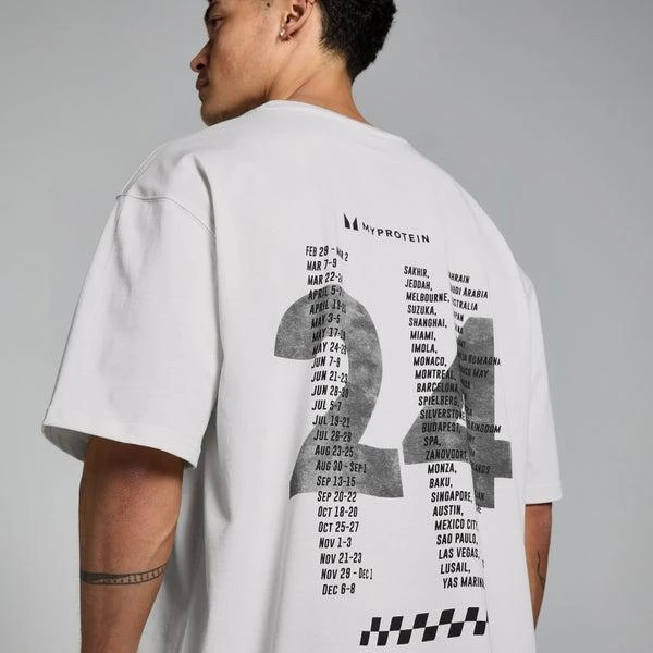 Myprotein MP Men's Race Day Graphic T-Shirt - Natural Cream 4