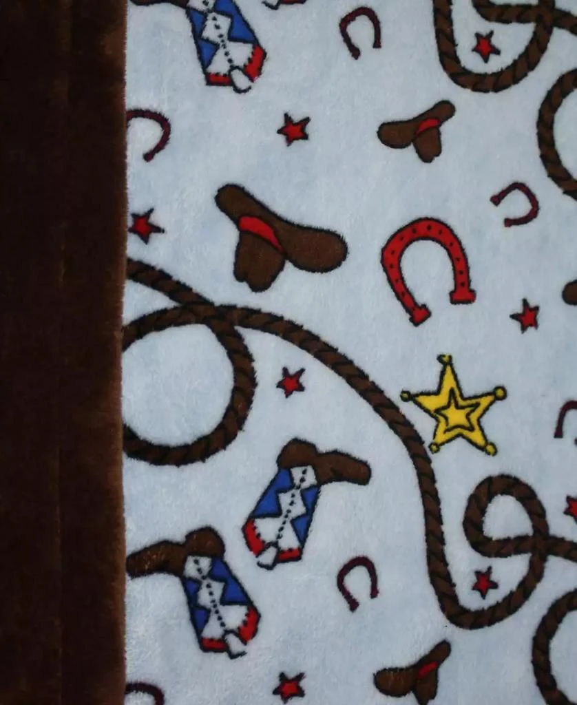 Lil
 Cub Hub Minky Baby Boy Blanket 2