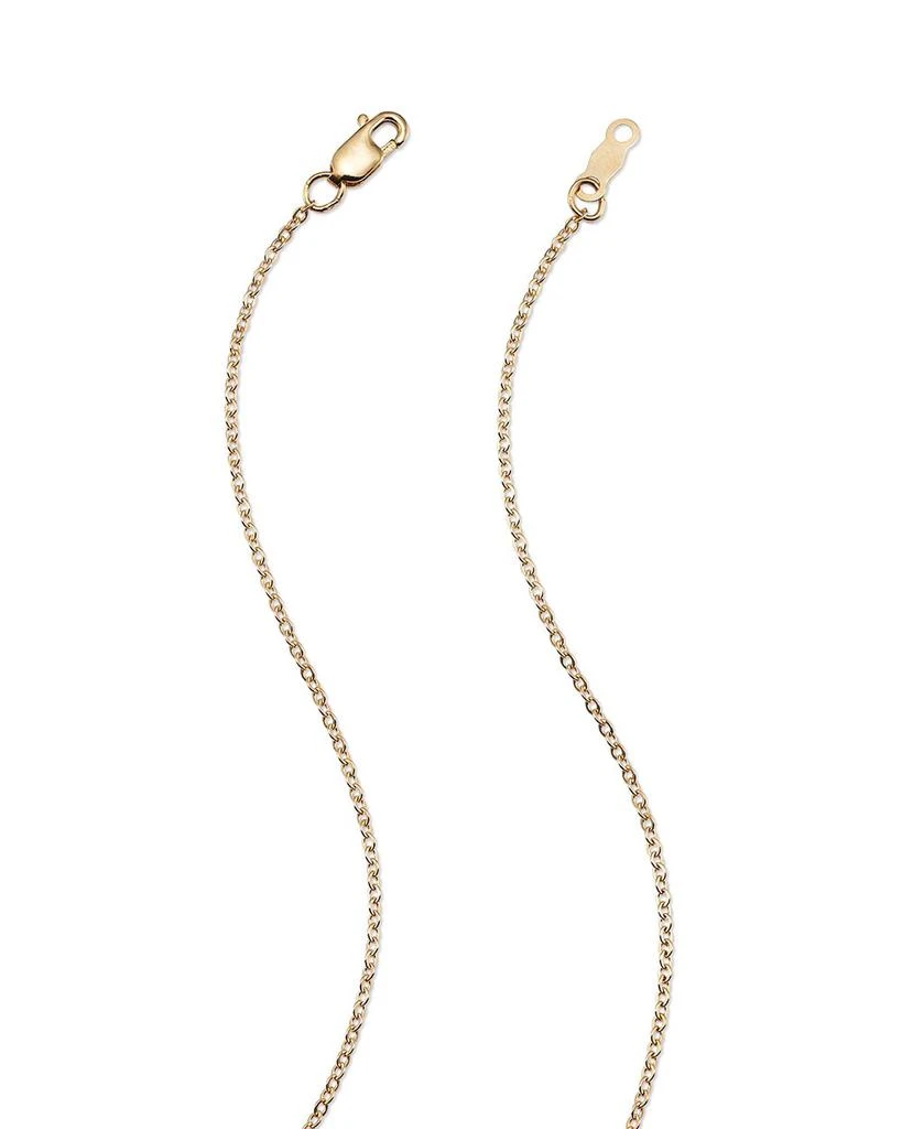 Bloomingdale's Black Opal Bezel Set Pendant Necklace in 14K Yellow Gold, 17" 3
