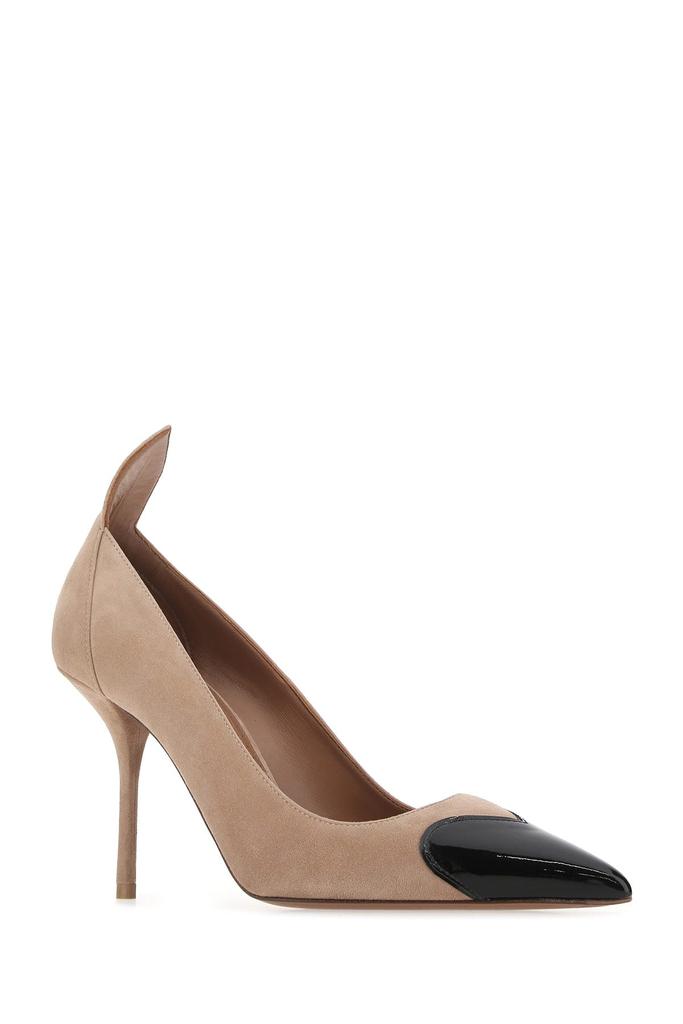 Alaïa Skin pink suede Coeur pumps