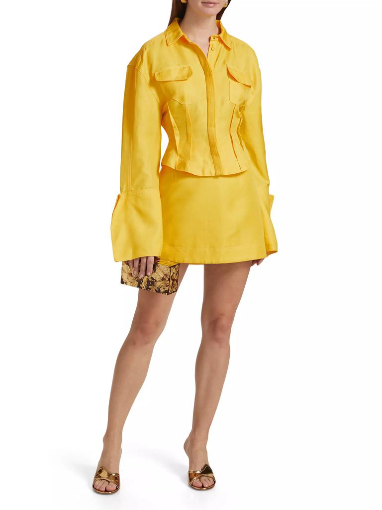 Acler Gardie A-Line Miniskirt