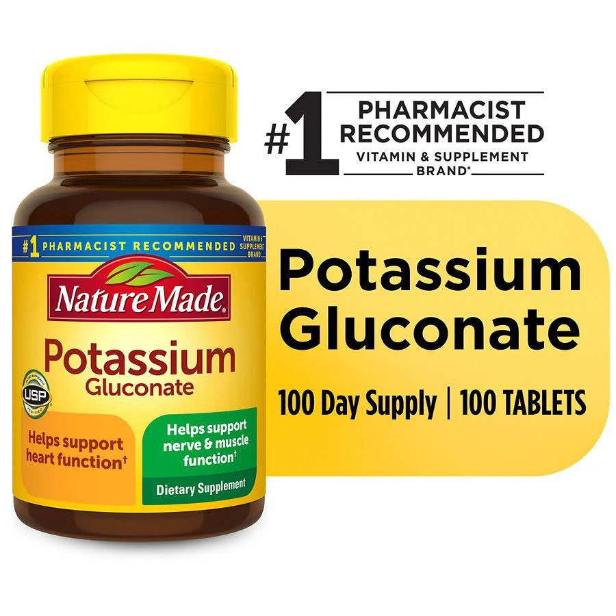 Nature Made Potassium Gluconate Tablets 7