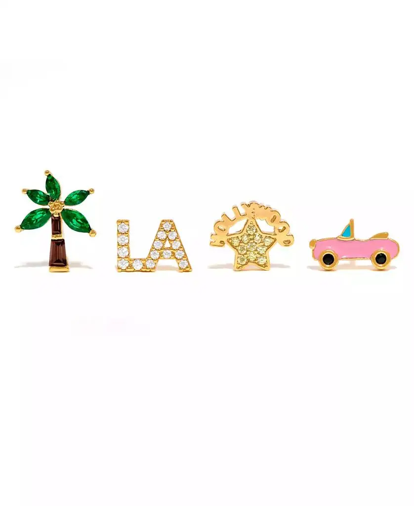 Girls Crew Crystal City of Angels Stud Set