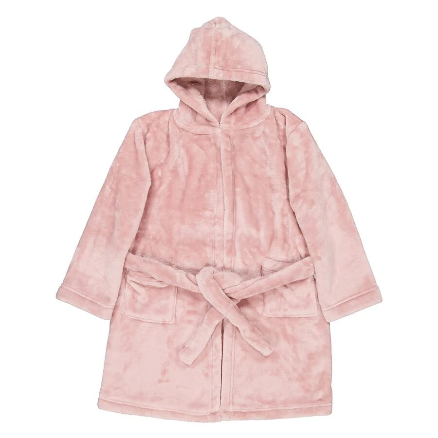 Marie Chantal Girls Embroidered Logo Cotton Robe 1