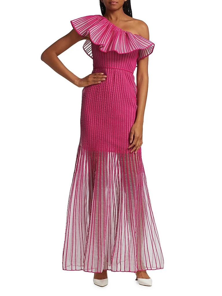 Sheer Stripes Ruffled Gown On Sale Now with Up to 71% Off | Discover Exclusive Deals & Savings at BeyondStyle Authentic St. John women's apparel|premier|black tie|stripe|floor-length|short sleeve|mermaid|10|one-shoulder|women's|Women's|dresses with ... Sheer Stripes Ruffled Gown On Sale Now with Up to 71% Off | Discover Exclusive Deals & Savings at BeyondStyle Authentic St. John women's apparel|premier|black tie|stripe|floor-length|short sleeve|mermaid|10|one-shoulder|women's|Women's|dresses with ...