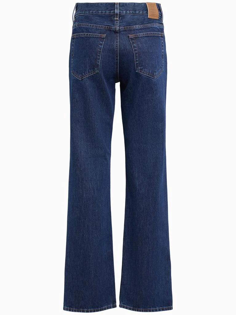 Totême Low Rise Straight Cotton Denim Jeans 1