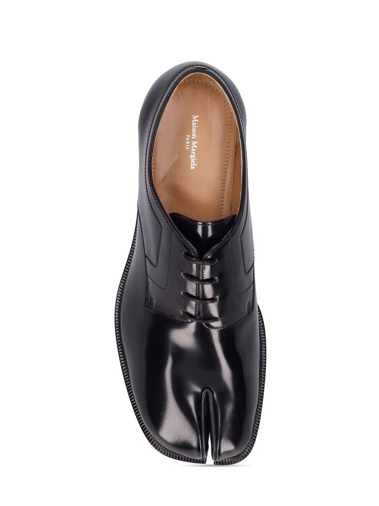 MAISON MARGIELA Tabi Brushed Leather Derby Shoes 4