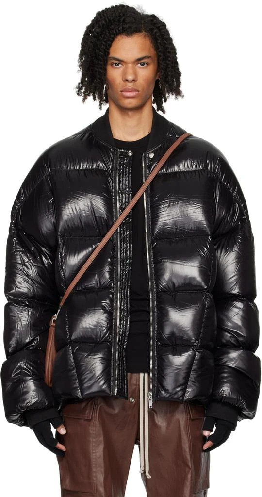 Rick Owens Black Porterville Flight Down Jacket 1