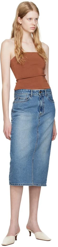 Esse Studios Brown Strapless Tube Top 4