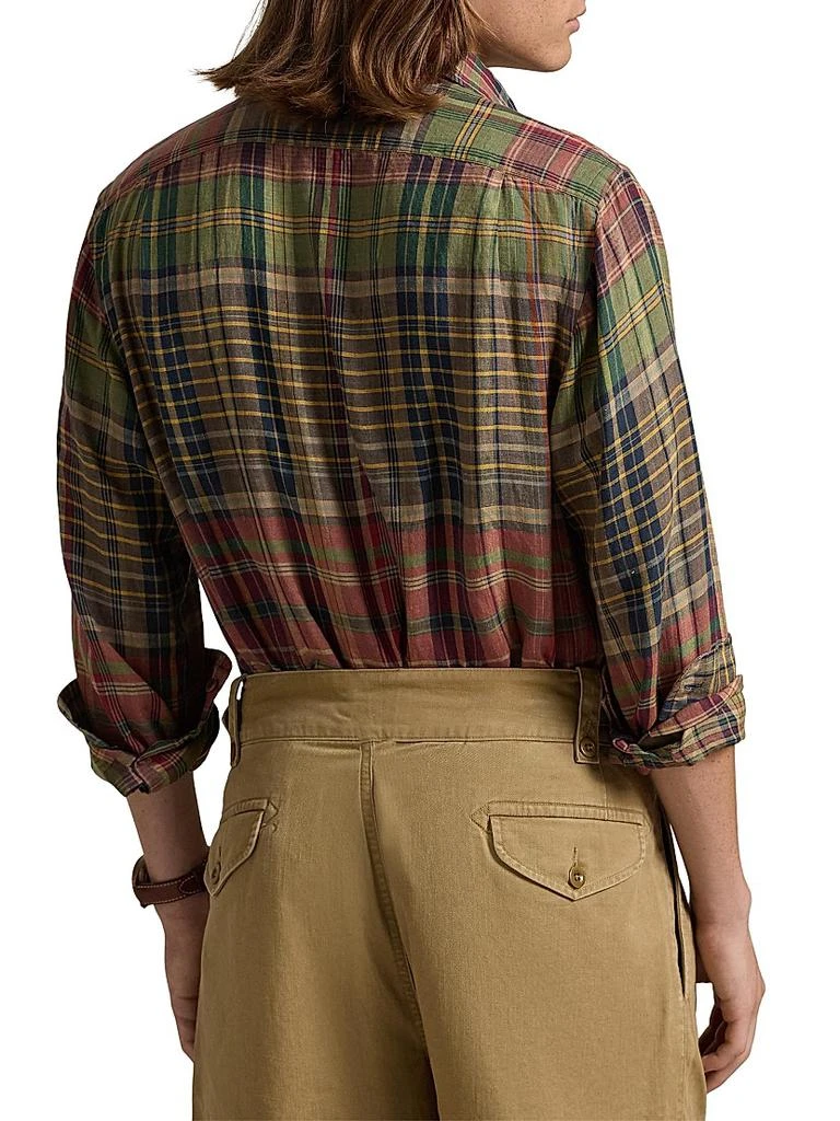 Ralph Lauren Check Linen Shirt 4