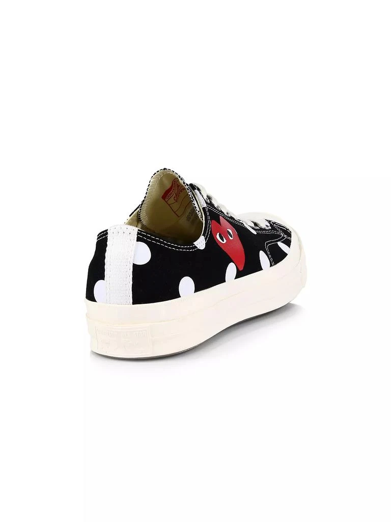 Comme des Garçons PLAY Unisex CdG Play x Converse Men's Polka Dot Low-Top Sneakers 3