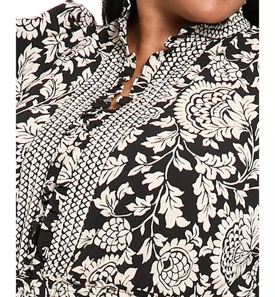 chinese dress ladies London Times Flattering V-Neckline Flowing Skirt Rosie Maxi Dress (Plus Size) main image 0