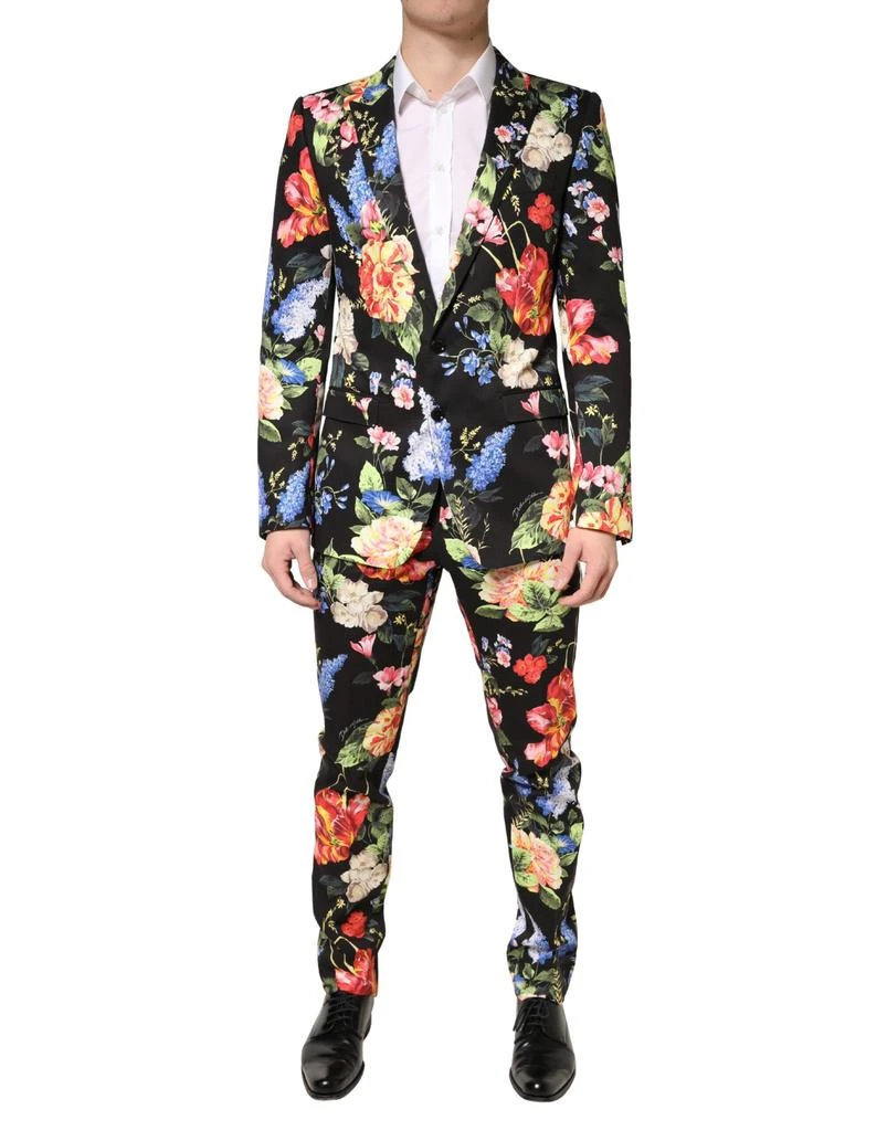 Dolce 
Gabbana Floral Single Breasted MARTINI 2 Piece Men
s Suit