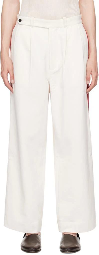 BODE Off-White Skunk Tail Patch Trousers 1