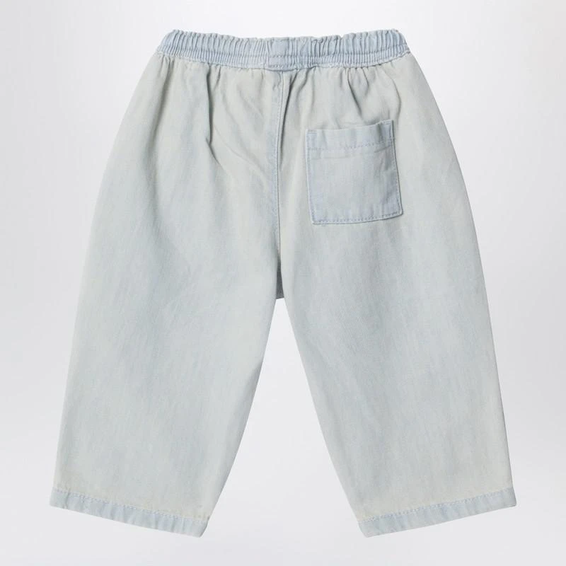 BOBO CHOSES Bobo Choses light blue denim trousers 2