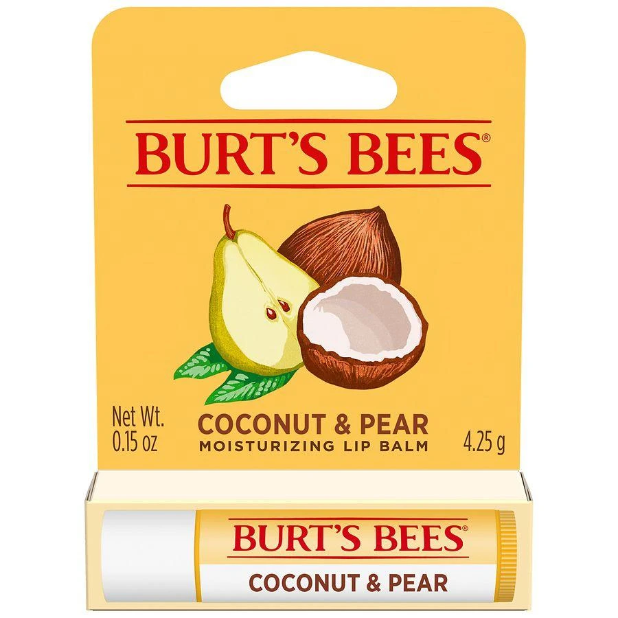 Burt's Bees Coconut & Pear Moisturizing Lip Balm Coconut and Pear 1