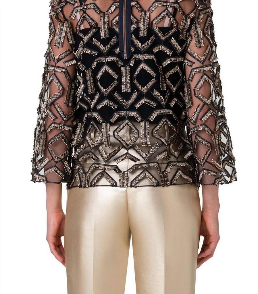 Akris Akris Punto - Loose Fitted Embroidered Blouse