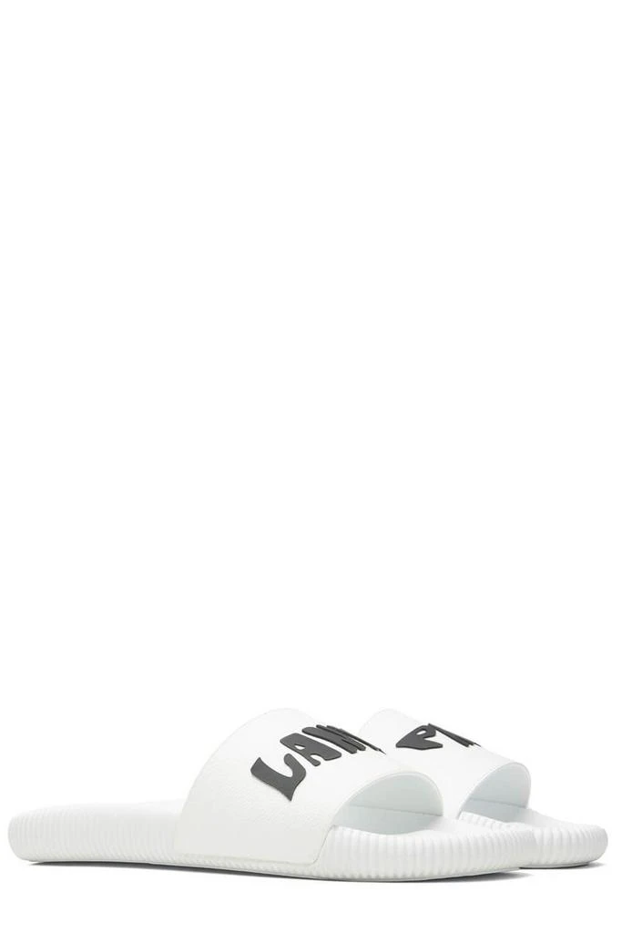 LANVIN Men\'s Arpege Slide Sandals Lanvin Black Arpege Slides Lanvin main image 4