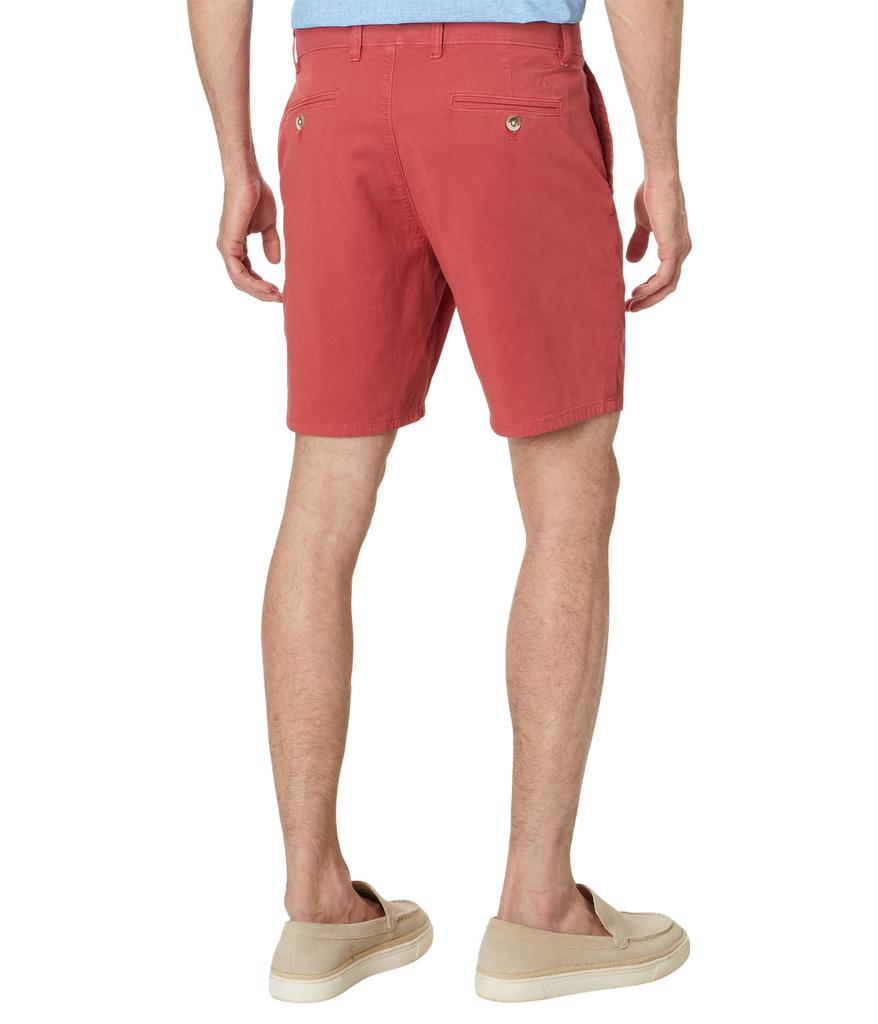 Johnnie-O Nassau Garment Dyed And Washed Stretch Shorts