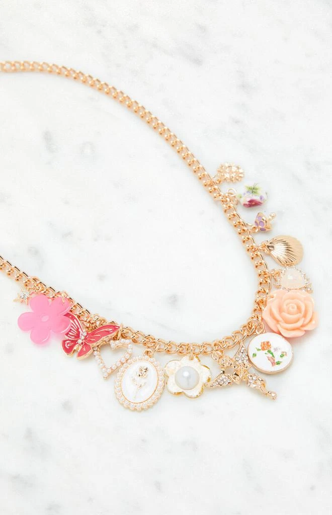 LA Hearts Girly Charm Necklace 2