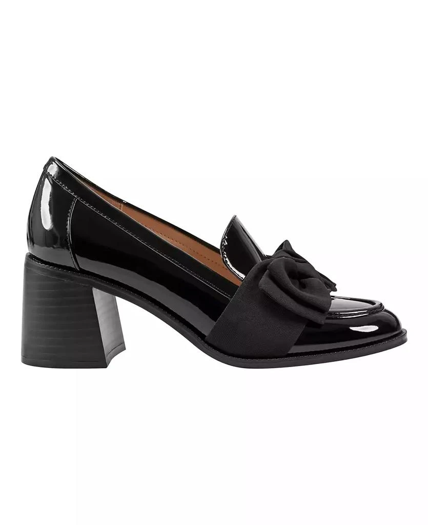 Bandolino Women's Korrar Bow Detail Block Heel Loafers 2