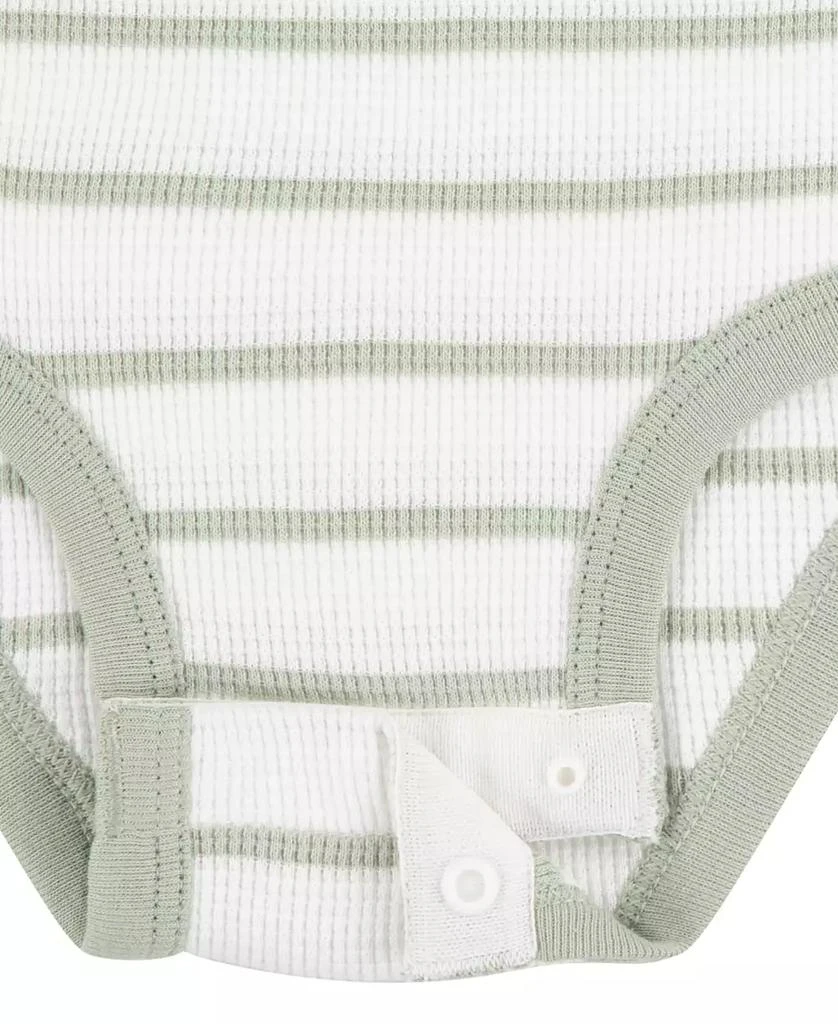Huggies Baby Boys Cotton Waffle Bodysuit, Pants & Hat, 3 Piece Set 6