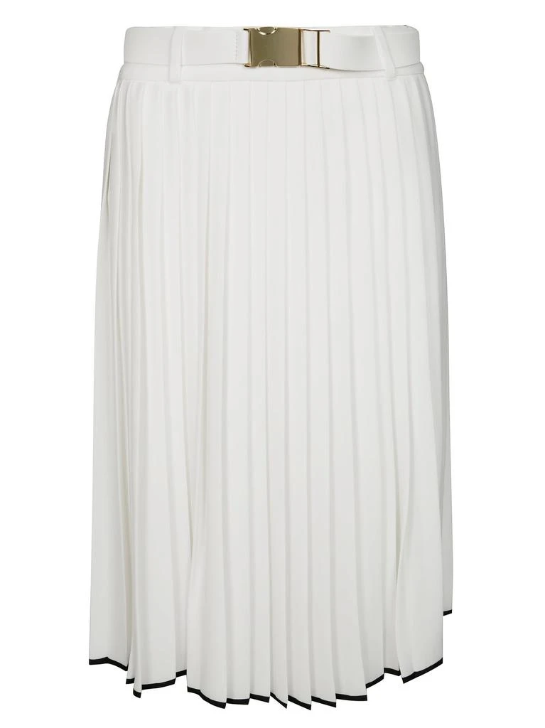 Max Mara Max Mara Studio Savana Belted Pleated Skirt 1