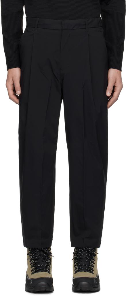 DESCENTE Black Primeflex Tapered Trousers