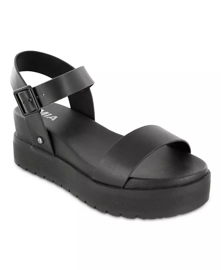 MIA Women's Kayci Platform Round Toe Sandals 1