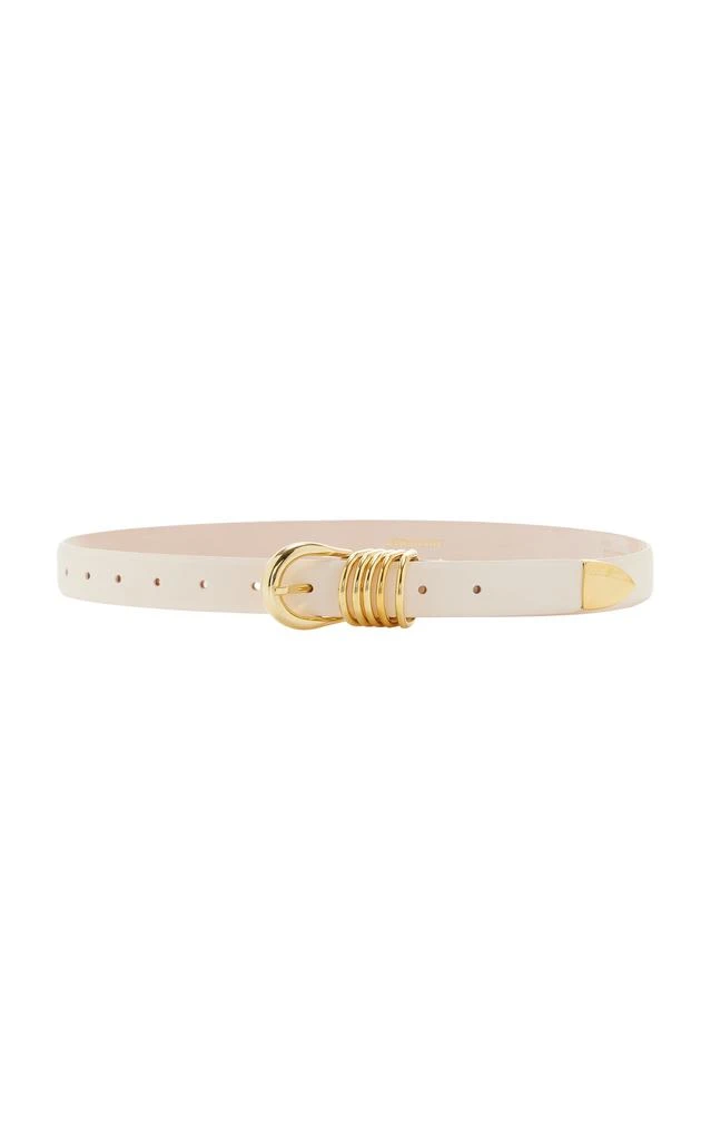 DÃ©hanche DÃ©hanche - Hollyhock Leather Belt - White - L - Moda Operandi 1