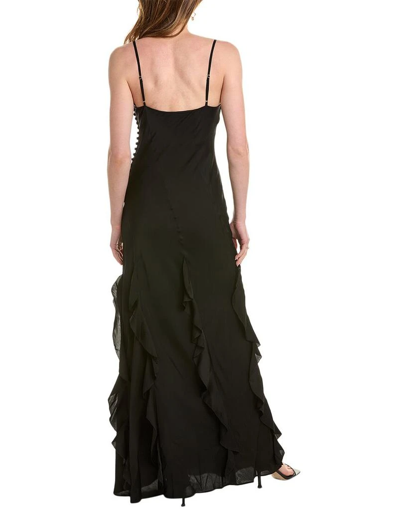 NICHOLAS Kamila Ruffle Cowl Silk Gown 2