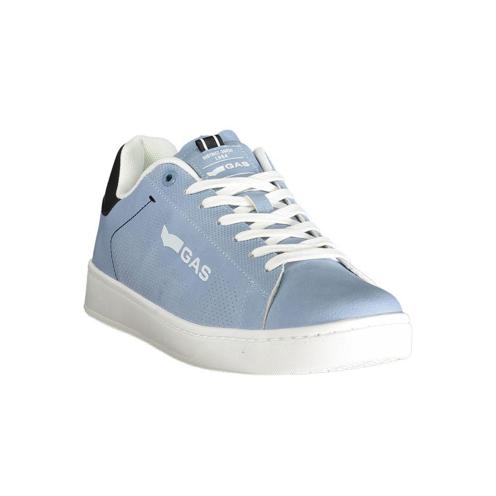 Gas Gas Blue Polyester Men Sneaker