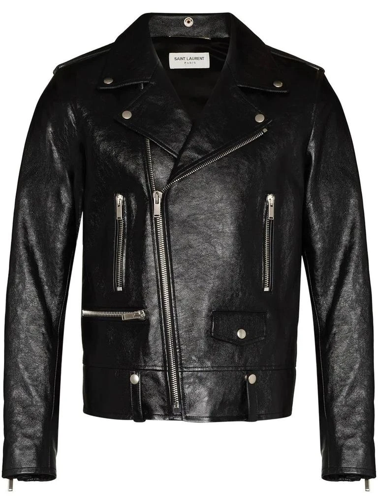 Yves Saint Laurent Leather biker jacket 1