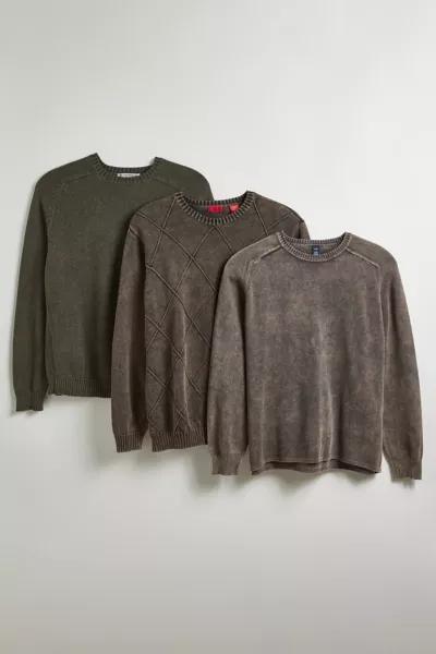 Urban Renewal Urban Renewal Remade Acid Wash Crew Neck Sweater