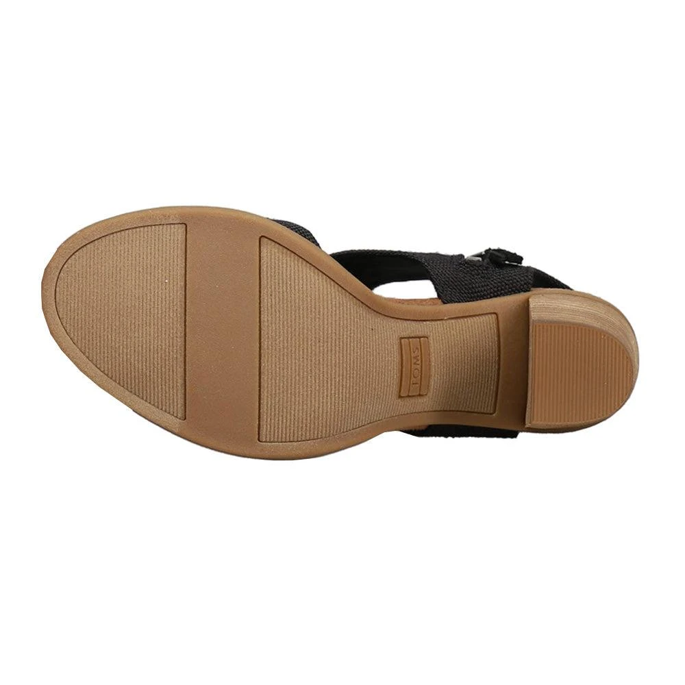 TOMS Majorca Cutout Block Heel Sandals 5