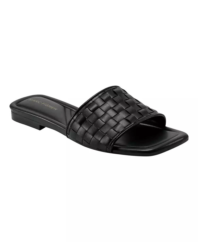 Marc Fisher Women's Lecee Square Toe Casual Sandals 1