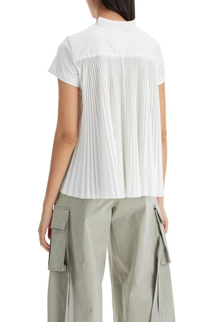 Sacai pleated back t-shirt 3